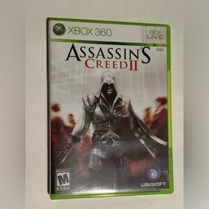 Assassin's Creed II Xbox 360 Game - Green Case Red Logo